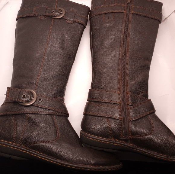 BOC Brown Leather Cayden Boots - Picture 2 of 16